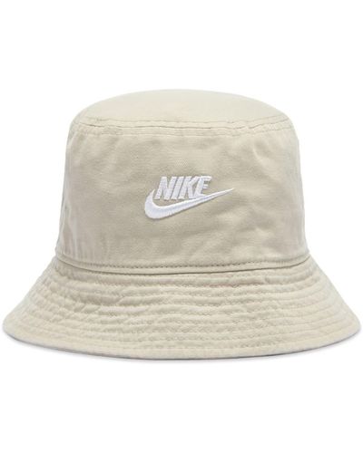 Nike Washed Bucket Hat - White