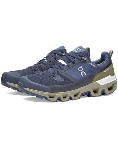 On Shoes Running Cloudwander Waterproof Sneakers - Blue
