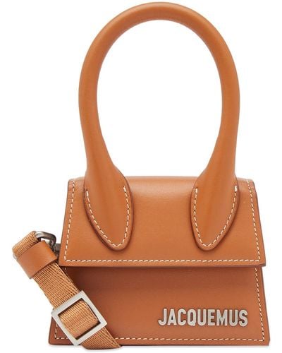 Jacquemus Le Chiquito Homme Leather Cross-body Bag - Brown