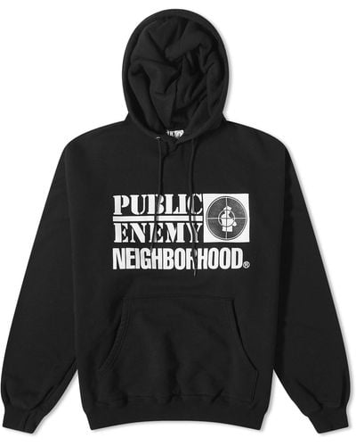 Neighborhood X Public Enemy Hoodie - Black