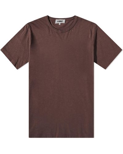 YMC Triple T Shirt - Brown