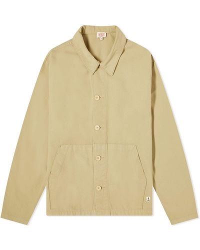 Armor Lux Fisherman Chore Jacket - Natural