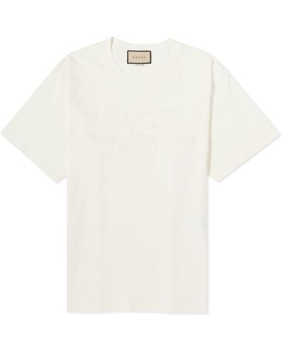 Gucci Tonal Logo T-Shirt Off - White