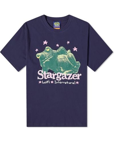 LO-FI Stargazer T-Shirt - Blue