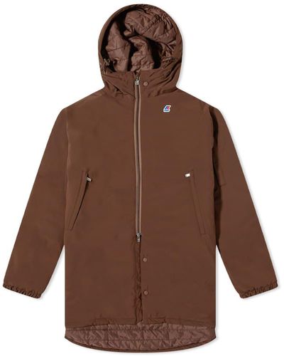 K-Way X Engineered Garments Parka Jacket - Brown