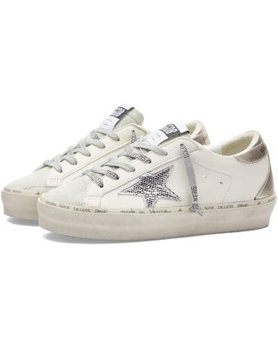 Golden Goose Hi-Top Star Leather Trainers - White