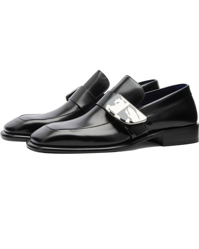 Burberry Shield Loafers - Black