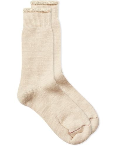 RoToTo Double Face Sock - Natural