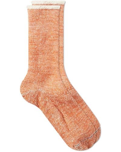 RoToTo Double Face Sock - Brown