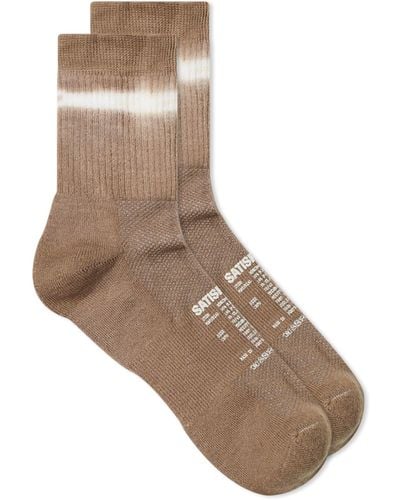 Satisfy Merino Tube Socks - Brown