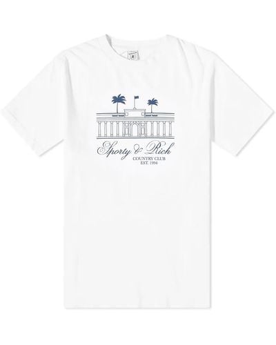 Sporty & Rich Villa T-Shirt - White