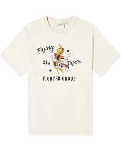 Uniform Bridge Flying Tiger T-shirt - White