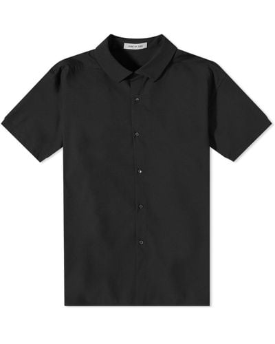 Fear Of God Eternal Short Sleeve Button Front Shirt - Black