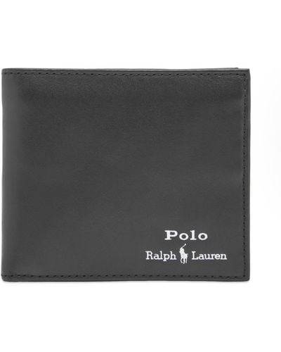 Polo Ralph Lauren Embossed Billfold Wallet - Black