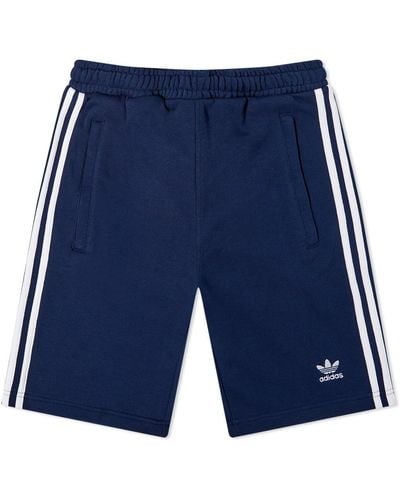adidas 3 Stripe Shorts - Blue