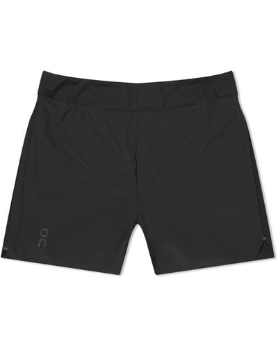 On Shoes 5" Lightweight Shorts - Black