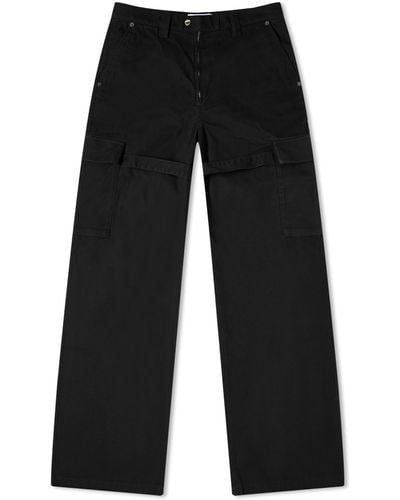 Ambush Relaxed Fit Cargo Trousers - Black
