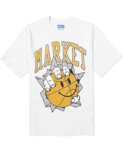 Market Smiley Breakthrough T-Shirt - Metallic