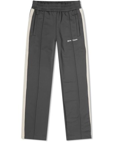 Palm angels track online pants black white