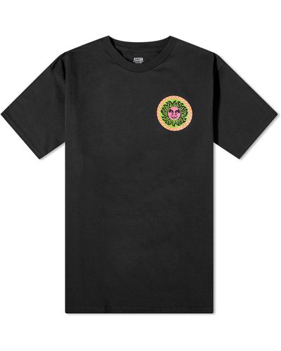 Obey Sun Print Classic Fit T-shirt - Black
