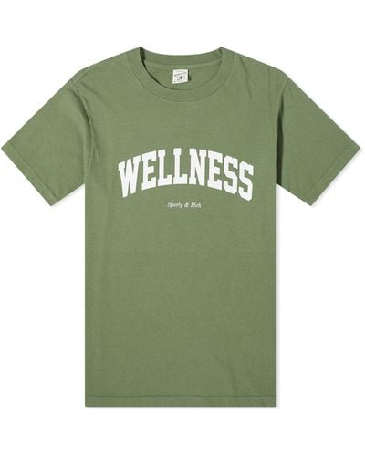 Sporty & Rich Wellness Ivy T-Shirt - Green