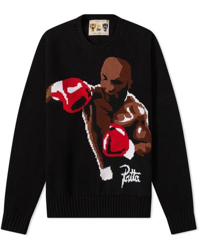 PATTA Boxer Knitted Sweater - Black