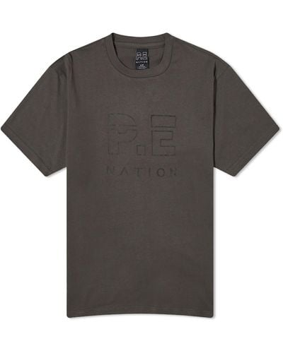 P.E Nation Heads Up T-Shirt - Gray