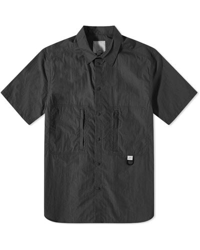 CAYL Short Sleeve Nylon Hiker Shirt - Black