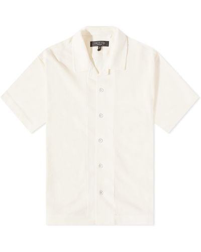 Rag & Bone Avery Knit Vacation Shirt - White