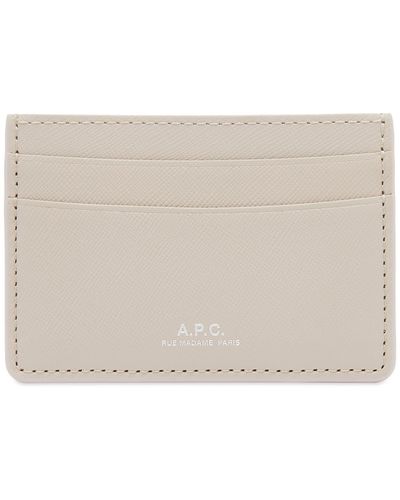 A.P.C. André Card Holder - Natural