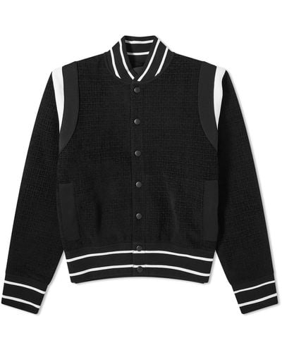 Givenchy Knitted Bomber Jacket - Black