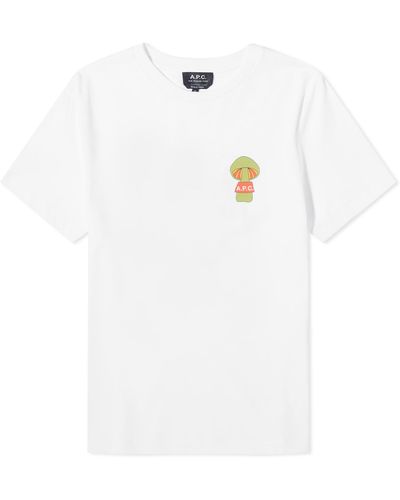 A.P.C. Remy Vegetable Print T-Shirt - White