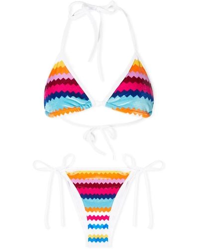Missoni Towelling Stripe Bikini - Multicolor