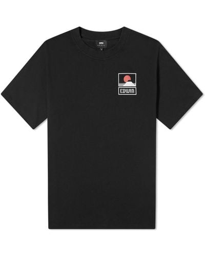 Edwin Sunset On Mt. Fuji T-Shirt - Black