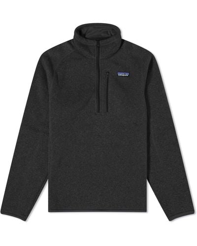 Patagonia Better Sweater 1/4 Zip Jacket - Black