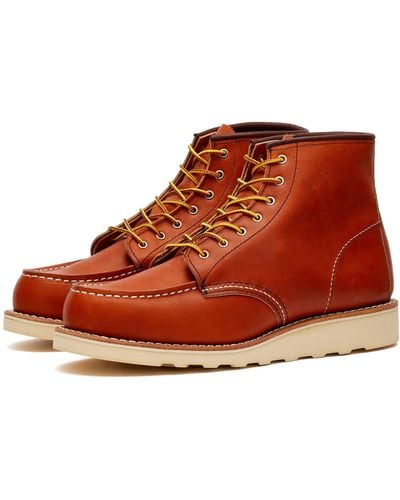 Red Wing 3375 Heritage 6" Moc Toe Boot - Brown