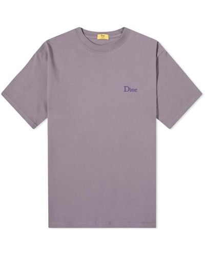 Dime Classic Logo T-Shirt - Purple
