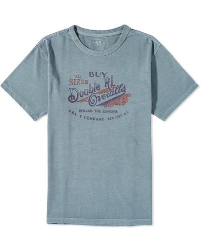 RRL Graphic T-Shirt - Blue