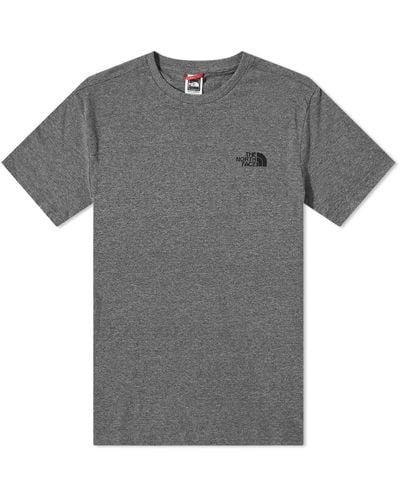 The North Face Simple Dome T-Shirt - Gray