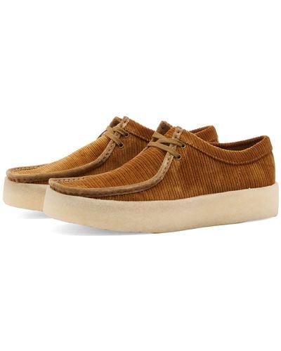 Clarks Wallabee Cup Corduroy - Brown
