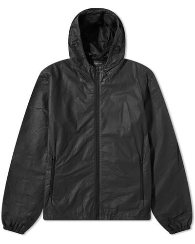 John Elliott Leather Full Zip Jacket - Black