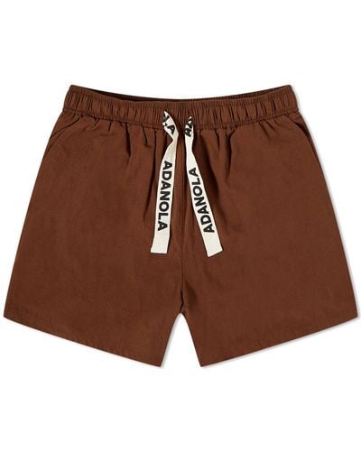 ADANOLA Cotton Boxer Shorts - Brown