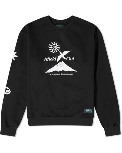 Afield Out Conscious Crew Sweat - Black