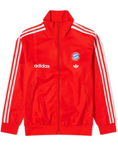 adidas Fc Bayern Munich Og Beckenbauer Track Top - Red