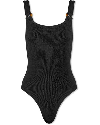 Hunza G Domino Swimsuit - Black