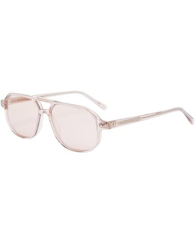 Moscot Gazeektal Sunglasses - White