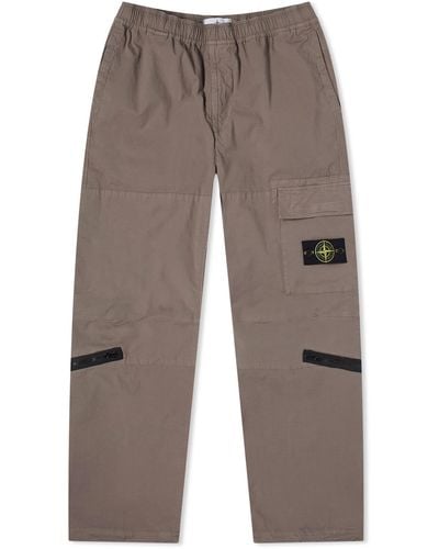 Stone Island Ripstop Cargo Trousers - Brown