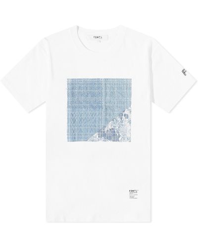 FDMTL Boro Patchwork T-shirt - Blue