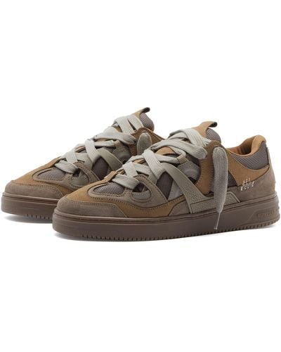 Represent Bully Leather Sneakers - Brown
