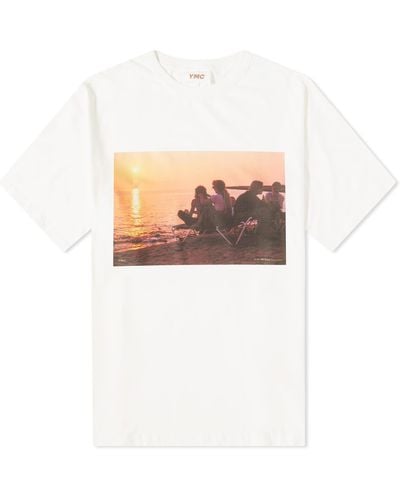 YMC Ibiza '89 Sunset T-Shirt - White